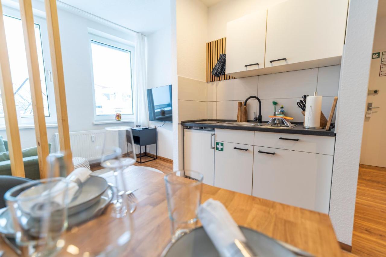 Rr - Chic Apartment 33Qm - Parking - Washer Magdeburg Bagian luar foto